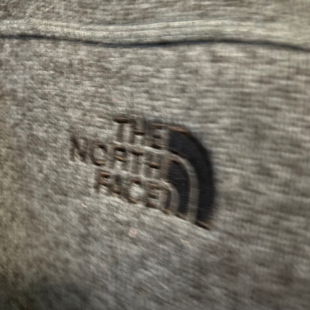 The North Face Mens XXL Quarter Zip Fleece Pullover Teal Blue Heathered Jacket - Picture 3 of 6